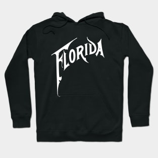 Florida Victorian Style Typography 1890 White Hoodie